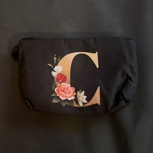 Initial C Makeup Bag